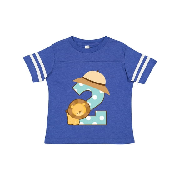 Inktastic Safari 2nd Birthday Lion Jungle Boys or Girls Toddler T-Shirt