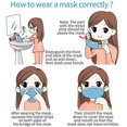 thumbnail image 3 of Cute kids Masque Facial, Boucle d'Oreille de Protection 3 Plis pour Enfants, 3 of 4