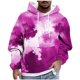 thumbnail image 2 of Sudadera con capucha para hombre, estilo casual, con cuello redondo, estampado, manga larga, blusa de poliéster, 2 of 5