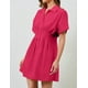 thumbnail image 5 of Vestido camisero Dsewpaur con botones en la parte delantera y plisado a rayas para mujer, 5 of 6