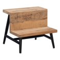 thumbnail image 1 of Linon Julian Wood and Iron Bed Step Stool in Black, 1 of 17