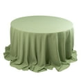 thumbnail image 6 of BalsaCircle 132" Round Premium Polyester Tablecloth Wedding Table Linens Eucalyptus Green, 6 of 8