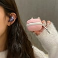 thumbnail image 3 of for Samsung Galaxy Buds FE(2023)/Buds 2 pro/Buds 2/Buds Pro/Buds Live,Cute Cartoon Popular Design Silicone Earphone Case with Keychain (Pink), 3 of 6