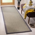 thumbnail image 3 of Safavieh Natural Fiber Grey Brown Area Rug - Runner 2'6" x 20', 3 of 4