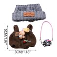 thumbnail image 2 of Darzheoy 17cm Doll Clothes Set, Hat & Overalls Set for 17cm Dolls Accessories Suit, Cute Clothes for Dolls Dress up, 2 of 4