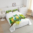 thumbnail image 3 of Erosebridal Cartoon Frog Bedding Full Comforter Set, Cartoon Animal Down Comforter, Watercolor Decor, Microfiber, 3 of 8