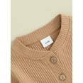 thumbnail image 5 of Bagilaanoe Newborn Baby Girl Boys Autumn Jumpsuit Long Sleeve Bodysuit 6M 9M 12M 24M Infant Fall One Piece Romper, 5 of 9