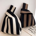 thumbnail image 3 of Typpkmm Fashion Handmade Knit Handbags Women Mini Knot Wrist Bag, 3 of 6