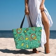thumbnail image 6 of Sigee Funny Animals in Jungle Print Extra Large Waterproof Beach Travel Bag with Zipper - Durable and Versatile for Vacation, Gym, and Daily Use, 6 of 7