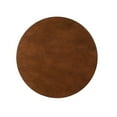 thumbnail image 5 of Gzxs End Table, 2 Tier Round Side Table with Storage Shelf, Modern Farmhouse Nightstand Bedside Table Accent Table w/ Curved Legs for Living Room Bedroom Small Space, 18 Inch, Walnut, 5 of 8