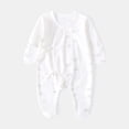 thumbnail image 2 of 0-1 Months Infant One-Piece Romper Baby Casual Long Sleeve Bodysuit Toddler & Infant Boy's Girl's Comfortable Clothing Purple Newborn Gift, 2 of 3