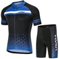 thumbnail image 1 of Maillot ciclismo Conjunto de maillot de ciclismo para hombre, transpirable, de secado rápido, manga Lixada Maillot ciclismo, 1 of 7