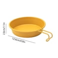 thumbnail image 3 of cpengpj ClearanceTray With Handle Stainless Steel Camping Hiking Portable Tableware Picnic Mini Dinner Tray, 3 of 6