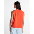thumbnail image 4 of Time and Tru Women’s Tie Front Sleeveless Top, Sizes XS-XXXL, 4 of 6