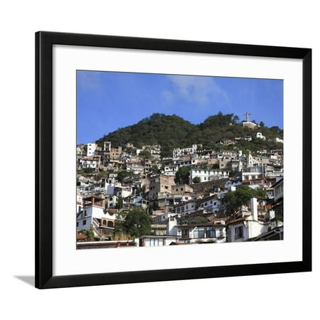 Colonial Silver Christ Statue, Taxco, Colonial Town Well Known For Its Silver Markets, Guerrero State, Mexico Framed Print Wall Art By Wendy Connett ()