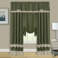 thumbnail image 2 of Achim Darcy Window Curtain Tie Up Shade - 58x63 - Green, 2 of 4