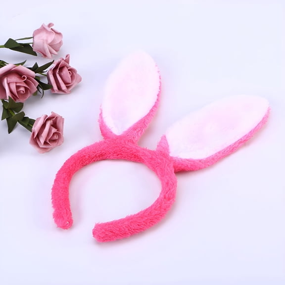 TUWAFE Bunnies Bunny Ear Headband Lover Accessory Beautiful White Bunny Ears