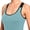 Light Blue, variant on Women's Open Back Workout Tank Top with Built in Bra Athletic Yoga Running Shirt