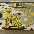 thumbnail image 5 of Ambesonne Pink Place Mats Set of 4, Tropical Cheetah Animal Print, Standard Size, Mustard Pale Rose Grey, 5 of 5