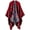 Red, variant on PIKADINGNIS Women Star Shawl Wraps Poncho Soft Open Front Sweater Cardigan Cape Blanket Scarf