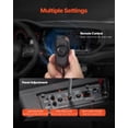 thumbnail image 6 of 8"400W Underseat Car Subwoofer,Slim Powered Car Subwoofers Under the Seat,Low Profile Audio Sub Built-in Amplifier,High/Low Level Input&Volume Controller for SUVs,Car,Truck,RV, 6 of 12
