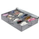 thumbnail image 4 of Cajas Para Guardar Zapatos Debajo De La Cama, De Plstico Transparente, 61 X 40 X 30 Cm, Apilables, Ideales Para Organizar El Dormitorio Y La Oficina En Casa, Paquete De 4, Transparentes., Ukhbmc, 4 of 8