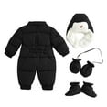 thumbnail image 6 of Cowsor Toddler Snowsuit Baby Boy Girl Winter Snow Ski Suit Clothes Hooded Jumpsuit Romper Coat Outwear, 6 of 7