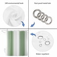 thumbnail image 5 of Sage Green White Ombre Waterproof Fabric Shower Curtain,Modern Abstract Art Farmhouse Gradient Waterproof Fabric Shower Curtain for Bathroom Bathtubs Shower Curtains with 12 Hooks Standard 66x72, 5 of 8