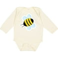 thumbnail image 3 of Inktastic Bumble Bee Boys or Girls Long Sleeve Baby Bodysuit, 3 of 5