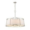 thumbnail image 1 of Z Lite 1935-32BN 32 in. Lenyx Pendant 8 Light Brushed Nickel Pendant Ceiling Light, 1 of 1