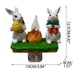 thumbnail image 3 of Luz nocturna de Bunny Bonfire, enchufe de Pascua intermitente, decoración de habitación, LED, decoración de Pascua, batería de larga duración, portátil, marco de metal, para dormitorio, 3 of 9