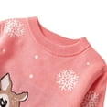 thumbnail image 6 of Toddler Baby Girl Boy Christmas Sweater Cartoon Pullover Sweatshirt Coat Long Sleeve Warm Jacket Outwear Xmas Clothes, 6 of 10