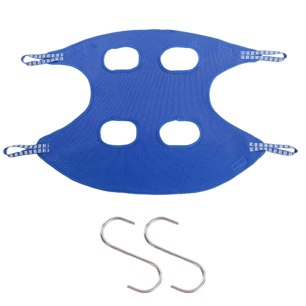 Hamaca de aseo para mascotas con , eslinga para perros para el aseo, ayudante de hamaca multifuncional para gatos y perros de malla para cortar , 57cmx48cm Sunnimix Hamaca de aseo
