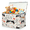 Color 2, variant on Jiaoprinted Maple Leaf Large Toy Storage Box with Lid and Divider, Cute Autumn Fall Foldable Toy Storage Organizer, Stackable Storage Container Home Organization, 85L