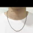 thumbnail image 7 of K-KED Real S925 Sterling Silver Necklace Women Men 4mm Solid Twist Rope Link Chain-50cm/20inch-38-39g, 7 of 7