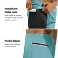 thumbnail image 5 of TENJOY Men's 2 in 1 Running Shorts 5 in Quick Dry Athletic Workout Shorts for Men with Phone Pockets, 5 of 6