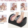 thumbnail image 2 of Hinzonek Foot Massager Machine Massage,Feet Massager, Chronic Nerve Pain Therapy Spa Gift Deep Kneading Rolling Massage for Leg Calf Ankle, Electric Shiatsu Foot Massager,Black, 2 of 12