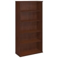 thumbnail image 2 of Bush Business Furniture Series 2 Piece Corner Desk and Shelf Bookcase Set in Hansen Cherry, 2 of 12