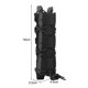 thumbnail image 4 of Bolsa Molle Rifle Pistol Single Bag para MP5/MP7 Molle Mag Pouch Airsoft Accesorios (Negro), 4 of 8