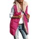 thumbnail image 1 of Abrigo PRETTYGARDEN Chaleco Largo Reversible Otoño 2025 Rojo Rosado Talla S, 1 of 6