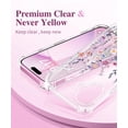 thumbnail image 3 of Funda de teléfono GVIEWIN para iPhone 16 6.1 con protector de pantalla floral, 3 of 9