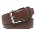 thumbnail image 2 of Men's Leather Dress Belt with Single Prong Buckle Belts for Men,1.5 inch Wide, 2 of 4