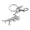 Silver, variant on Stylish Dinosaur Bone Keychain Handmade Bag Charm Pendant Keyring for Women Men