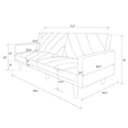 thumbnail image 2 of DHP Paxson Linen Futon, 2 of 5
