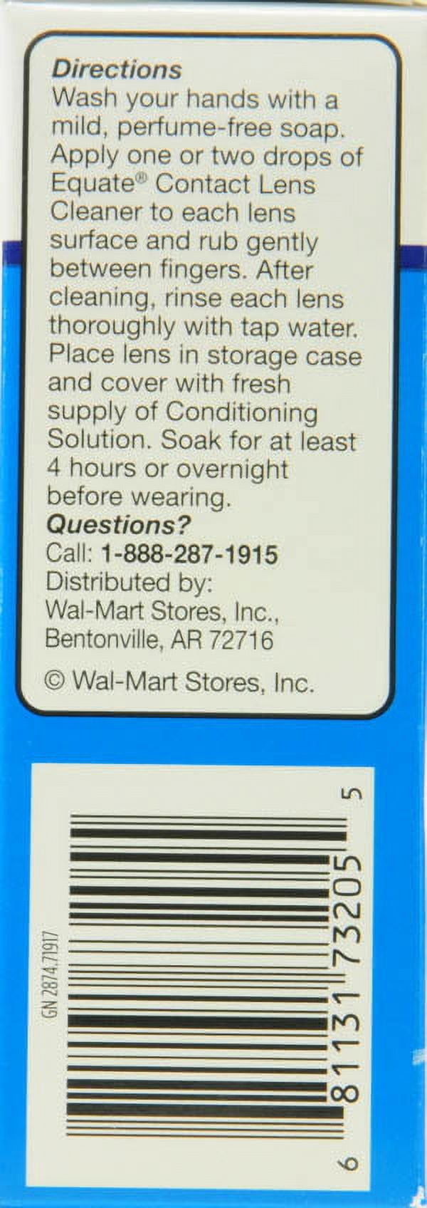 Equate Contact Lens Cleaner for Rigid Gas Permeable Lenses, 1 fl oz