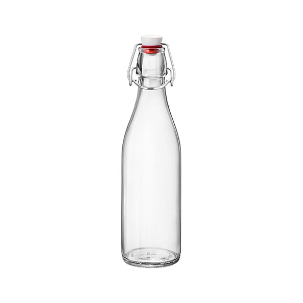 Swing top Round 17 ounce / 500ML glass bottle