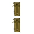 thumbnail image 4 of Greeniant Bolsa para botella de agua, bolsa con cordón ajustable, equipo de viaje, riñonera, accesorios de para ciclismo, camuflaje gris Type3 NO3, 4 of 6