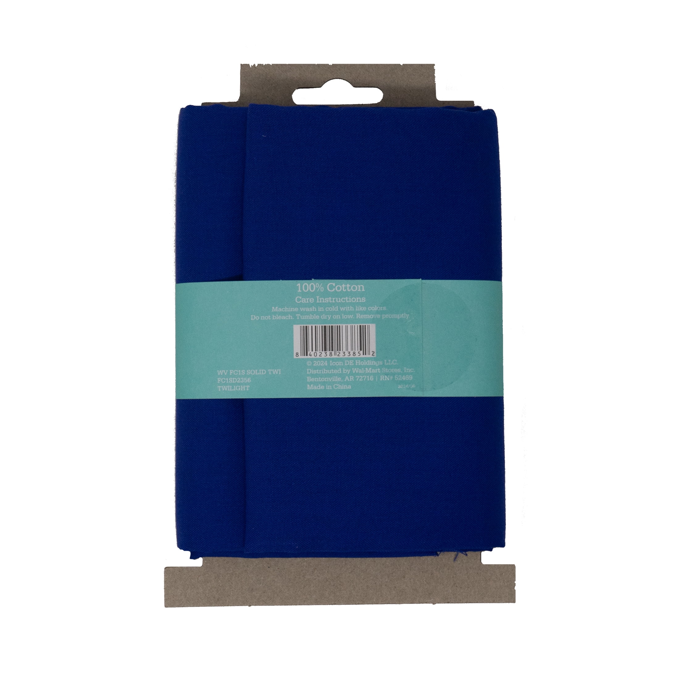 Waverly Inspirations 1 Yard Cut 100% Cotton Solids Fabric, Twilight, 44" Wide for Quilting & Sewing