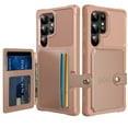 thumbnail image 2 of Nalacover Wallet Case for Samsung Galaxy S24 Ultra, Credit Card Slots Holder Luxury PU Leather Cover, Magnetic Car Mount Shockproof Lens Protective Case for Samsung Galaxy S24 Ultra, Rosegold, 2 of 7