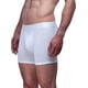 thumbnail image 4 of Paquete de 3 Boxers Para Hombre De Algodón Pima y Tela Spandex Unbranded Co Trunk 3 Pack White M (31-33), 4 of 6
